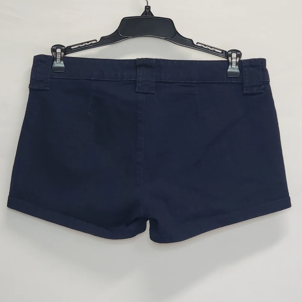 Guess Navy Blue Low Rise Denim Jean Shorts - Picture 2 of 5